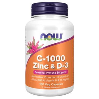 Foto 1 | Foto 1 | Cápsulas Vegetarianas Supplement Now C-1000 De Zinc Y D-3-100 - Venta Internacional
