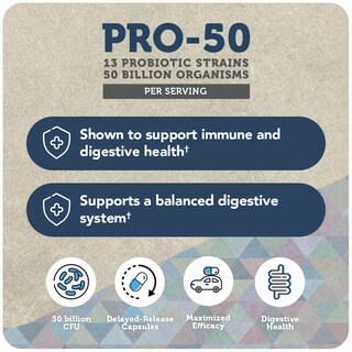 Foto 4 | Foto 4 | Suplemento de Probióticos Vitamin Bounty Pro-50 60 Cápsulas - Venta Internacional