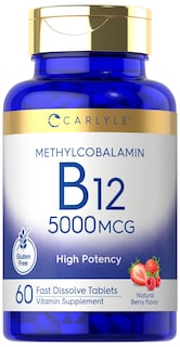 Foto 1 | Foto 1 | Suplemento Carlyle de Metilcobalamina Y Vitamina B12 5000 Mcg, 60 Tabletas - Venta Internacional