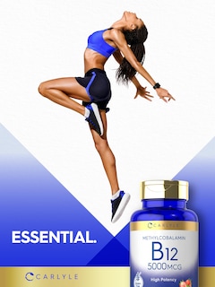 Foto 7 | Foto 7 | Suplemento Carlyle de Metilcobalamina Y Vitamina B12 5000 Mcg, 60 Tabletas - Venta Internacional