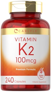 Foto 1 | Foto 1 | Suplemento Carlyle de Vitamina K2 100 Mcg Mk-4 240 Cápsulas - Venta Internacional