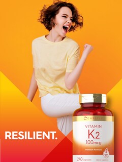 Foto 7 | Foto 7 | Suplemento Carlyle de Vitamina K2 100 Mcg Mk-4 240 Cápsulas - Venta Internacional