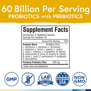 Foto 2 | Foto 2 | Suplemento Probiótico Terranics Probiotics 60 Mil Millones De Cfu - Venta Internacional