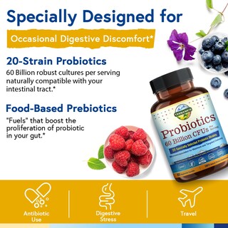 Foto 5 | Foto 5 | Suplemento Probiótico Terranics Probiotics 60 Mil Millones De Cfu - Venta Internacional