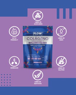 Foto 3 | Foto 3 | Flow Vitaminas Minerales y Suplementoscolágeno Hidrolizado Açaí y Cloruro de Magnesio de 500 g