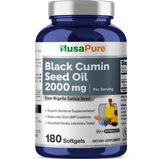 Foto 1 | Foto 1 | Suplemento Nusapure Aceite de Semilla Negra 2000 mg 180 Cápsulas - Venta Internacional