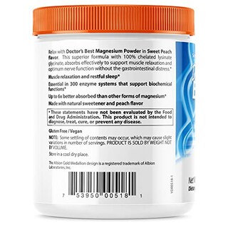 Foto 3 | Foto 3 | Suplemento Doctor's Best Magnesio en Polvo de Alta Absorción - Venta Internacional