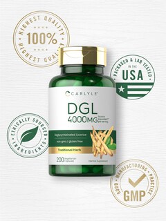 Foto 6 | Foto 6 | Suplemento de Regaliz Deglicirricinado Carlyle Dgl 4000 Mg - Venta Internacional