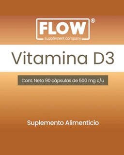 Foto 2 | Foto 2 | Minerales y Suplementos Flow Supplements -90 Cápsulas Vitamina D3 500 mg c/u