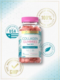 Foto 6 | Foto 6 | Suplemento de Gomitas de Péptido de Colágeno Carlyle Tipo 1 y 3 - Venta Internacional