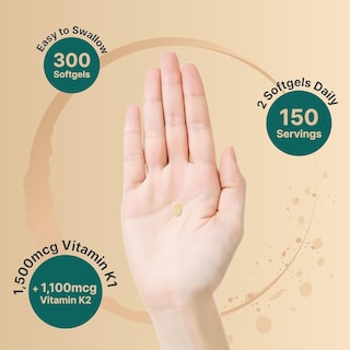 Foto 4 | Foto 4 | Complejo de Vitamina K Natubell 2.600 MCG 300 Cápsulas Blandas - Venta Internacional