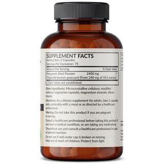Foto 2 | Foto 2 | Suplemento Futurebiotics Fenugreek Extra Strength 2400 mg - Venta Internacional