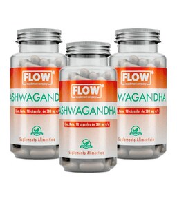 Foto 1 | Foto 1 | Vitaminas Minerales Flow Supplements 3 Pack - Cápsulas Ashwagandha