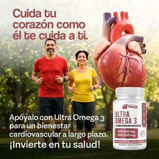Foto 3 | Foto 3 | Ultra Omega 3 Nutrientes Vidalabs México Alta Concentración 400 Mg Epa Y 300 Mg Dha 30 Cápsulas