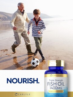 Foto 7 | Foto 7 | Suplemento de Aceite de Pescado Carlyle Triple Strength 1400 mg 60 Cápsulas Blandas - Venta Internacional