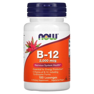Foto 1 | Foto 1 | Suplemento Now B-12 de 2000 mcg 100 Pastillas - Venta Internacional