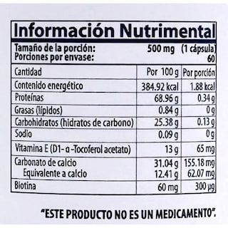 Foto 2 | Foto 2 | Suplemento Natural Health Biotina de 60 Cápsulas