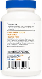 Foto 4 | Foto 4 | Suplemento Nutricost de 25 000 mg de Extracto de Arándano con Vitaminas C Y E - Venta Internacional