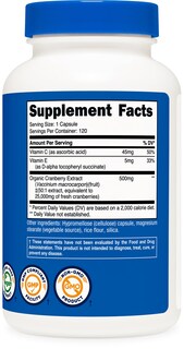 Foto 5 | Foto 5 | Suplemento Nutricost de 25 000 mg de Extracto de Arándano con Vitaminas C Y E - Venta Internacional