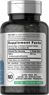 Foto 2 | Foto 2 | Suplemento Horbaach Sam-e 600 mg 60 Comprimidos - Venta Internacional