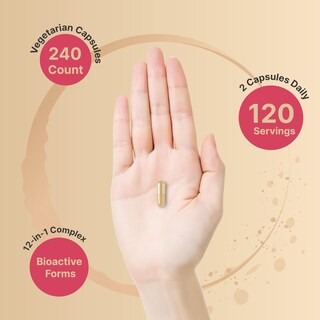 Foto 4 | Foto 4 | Suplemento Naturebell Vitamin B Complex Women 240 Cápsulas - Venta Internacional