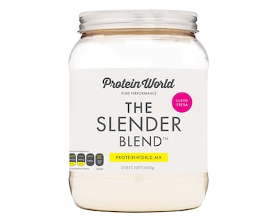 Foto 1 | Foto 1 | The Slender Blend Fresa Protein World 600grs