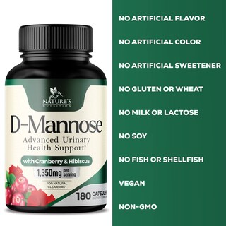 Foto 3 | Foto 3 | Suplemento Nature's Nutrition De D-manosa y Arándano 1350 Mg - Venta Internacional