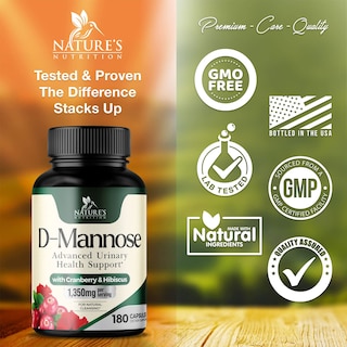 Foto 4 | Foto 4 | Suplemento Nature's Nutrition De D-manosa y Arándano 1350 Mg - Venta Internacional
