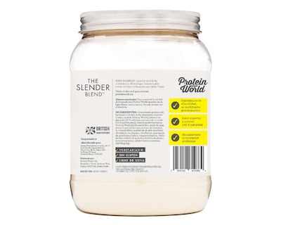 Foto 3 | Foto 3 | The Slender Blend Plátano Protein World 600grs