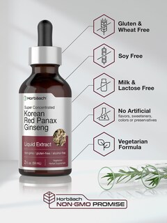 Foto 5 | Foto 5 | Suplemento de Extracto Líquido Horbäach de Ginseng Rojo Coreano 60 ml - Venta Internacional