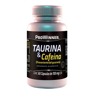 Foto 1 | Foto 1 | Taurina Cafeína ProWinner 60 Cápsulas Guaraná