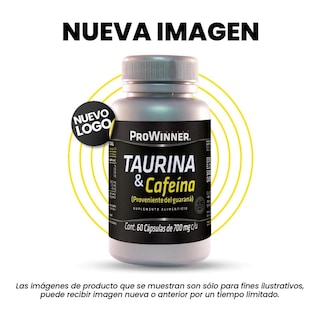 Foto 6 | Foto 6 | Taurina Cafeína ProWinner 60 Cápsulas Guaraná