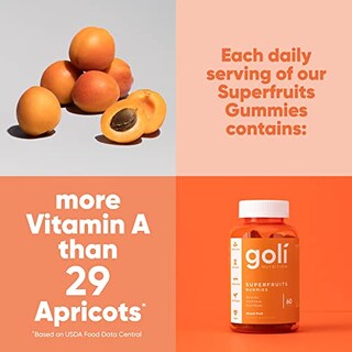 Foto 5 | Foto 5 | Gomitas de Vitamina Goli Superfruits Beauty Veganas 300 Unidades - Venta Internacional