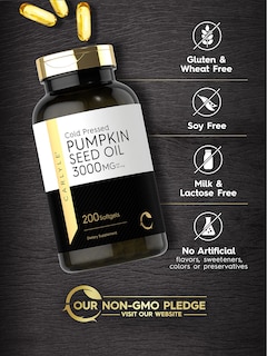 Foto 4 | Foto 4 | Suplemento de Aceite de Semilla de Calabaza Carlyle 3000 mg 200 Cápsulas Blandas - Venta Internacional