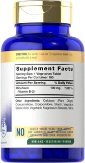 Foto 2 | Foto 2 | Suplemento Carlyle de Vitamina B2 100 Mg 180 Comprimidos - Venta Internacional.