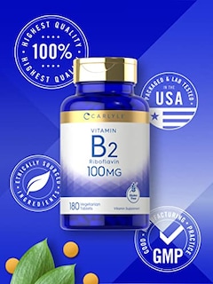 Foto 5 | Foto 5 | Suplemento Carlyle de Vitamina B2 100 Mg 180 Comprimidos - Venta Internacional.