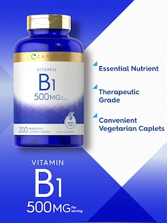 Foto 3 | Foto 3 | Suplemento Carlyle de Vitamina B1 500 Mg 200 Cápsulas - Venta Internacional
