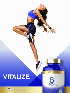 Foto 6 | Foto 6 | Suplemento Carlyle de Vitamina B1 500 Mg 200 Cápsulas - Venta Internacional
