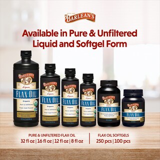 Foto 7 | Foto 7 | Suplemento de Aceite de Linaza Barlean's Lignan 1000 mg 250 Cápsulas Blandas - Venta Internacional
