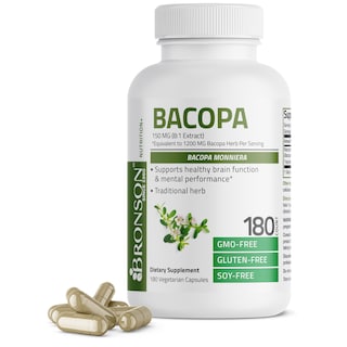 Foto 1 | Foto 1 | Suplemento Bronson Bacopa Equivalente a 1200 mg 180 Cápsulas - Venta Internacional