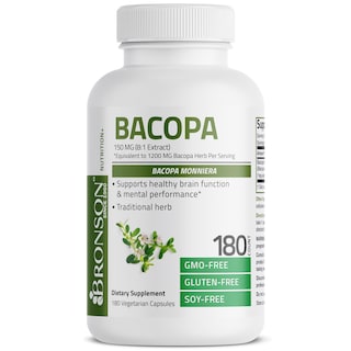 Foto 3 | Foto 3 | Suplemento Bronson Bacopa Equivalente a 1200 mg 180 Cápsulas - Venta Internacional