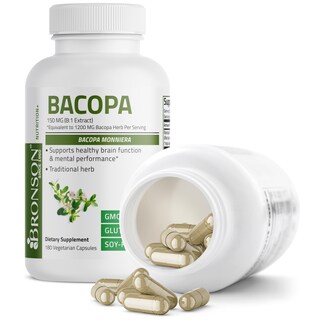 Foto 4 | Foto 4 | Suplemento Bronson Bacopa Equivalente a 1200 mg 180 Cápsulas - Venta Internacional