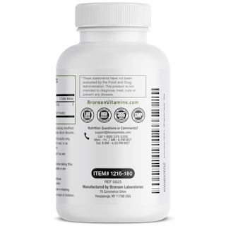 Foto 5 | Foto 5 | Suplemento Bronson Bacopa Equivalente a 1200 mg 180 Cápsulas - Venta Internacional