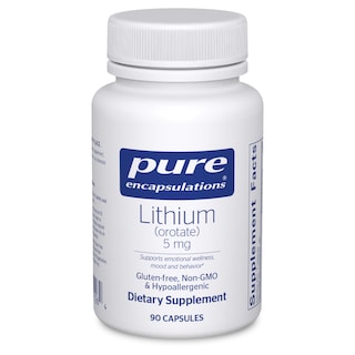 Foto 1 | Foto 1 | Suplemento Pure Encapsulations Orotato de Litio 5mg, 90 cápsulas - Apoyo cerebral con NAC