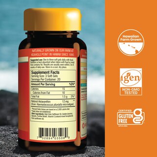 Foto 2 | Foto 2 | Suplemento Nutrex Hawaii Bioastin de Astaxantina Hawaiana De 4 Mg - Venta Internacional