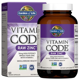 Foto 1 | Foto 1 | Suplementos Garden Of Life Zinc 30 Mg con Vitamina C Veganos - Venta Internacional
