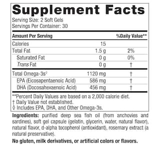 Foto 2 | Foto 2 | Suplemento Nordic Naturals Ultimate Omega 2x Mini 60 Cápsulas Blandas - Venta Internacional