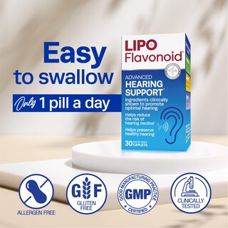 Foto 3 | Foto 3 | Suplemento de Soporte Auditivo Avanzado con Lipoflavonoides 40 Cápsulas - Venta Internacional