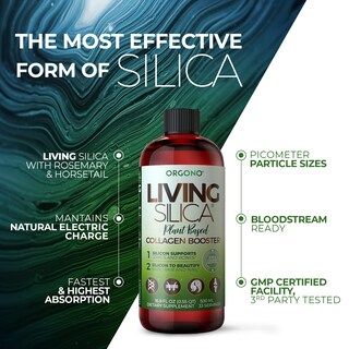Foto 4 | Foto 4 | Suplemento de Colágeno Orgono Living Silica a Base de Plantas 500 ml - Venta Internacional