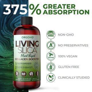Foto 5 | Foto 5 | Suplemento de Colágeno Orgono Living Silica a Base de Plantas 500 ml - Venta Internacional